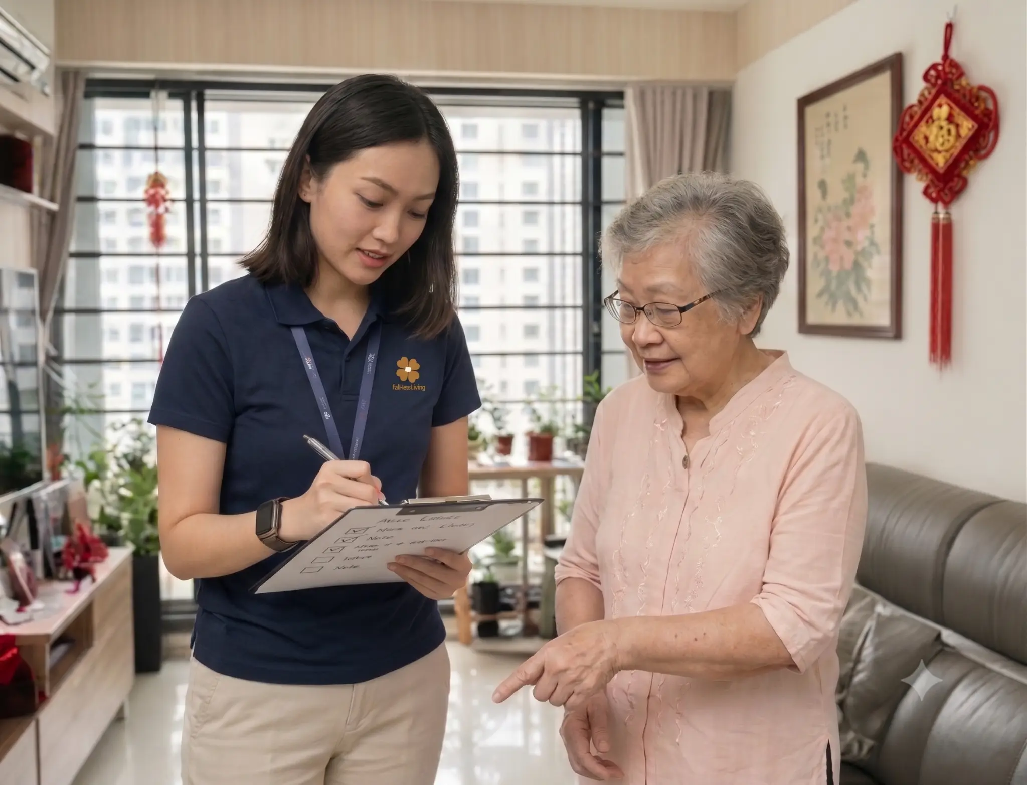 Fall-less Living home safety assessment in Singapore